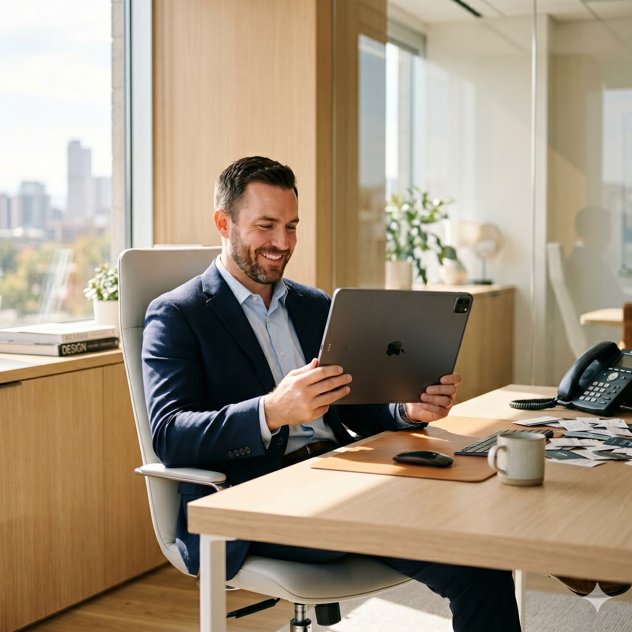 AI voice agent qualifying sales leads on a website